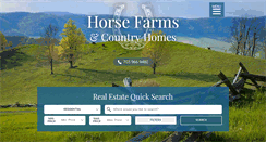 Desktop Screenshot of horsefarmsandcountryhomes.com